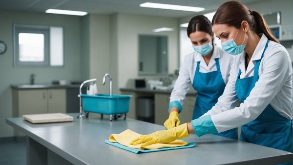 Nettoyage d'établissements médicaux : services professionnels jacnet